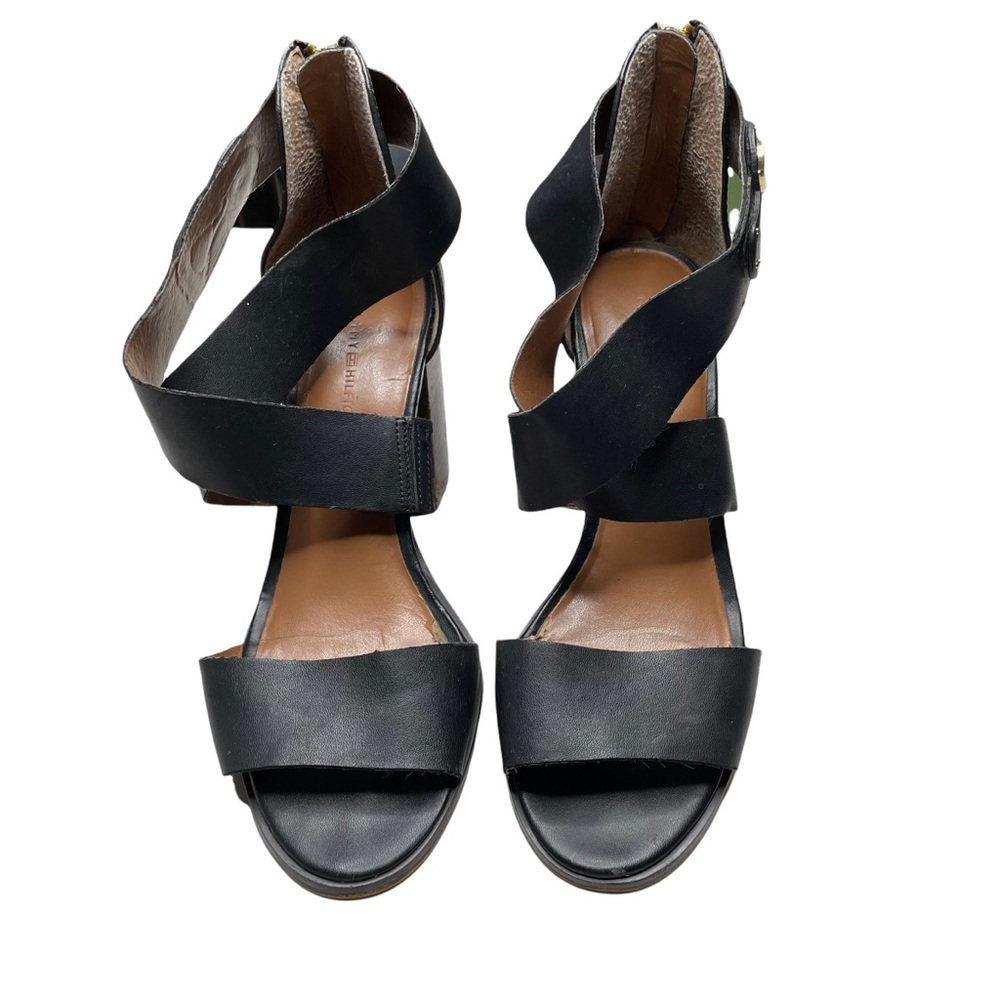 Tommy Hilfiger Black Strappy Heels